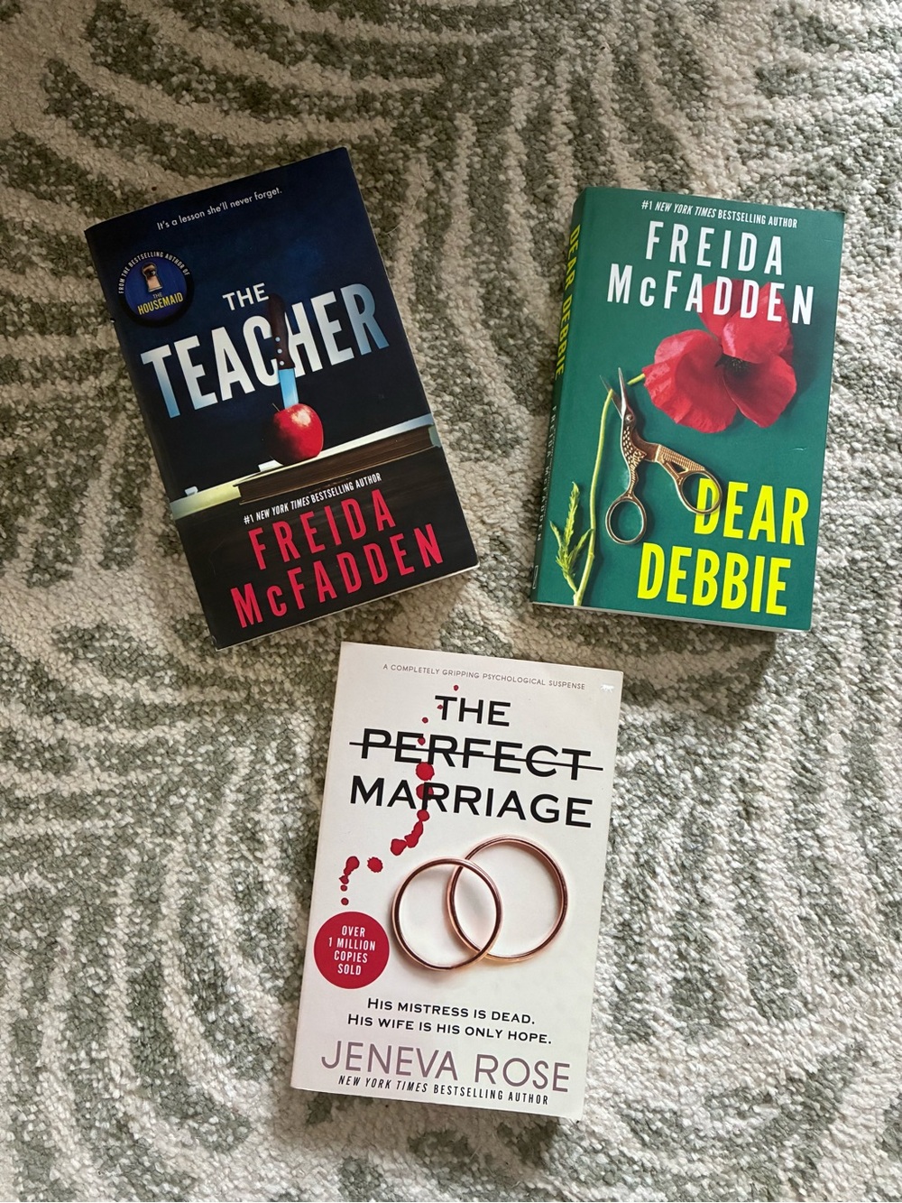 Book Bundle - Dear Debbie + The Teacher + The Perfect Marriage.